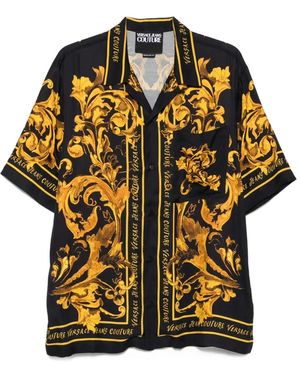 Versace Jeans Couture Barocco-Print Shirt - Yellow
