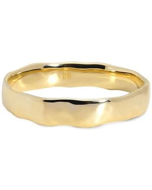 Monica Vinader Bewerkte Ring Met Brede Band - Metallic