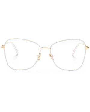 Tom Ford Ft5906B Two-Tone Butterfly-Frame Glasses - Natural