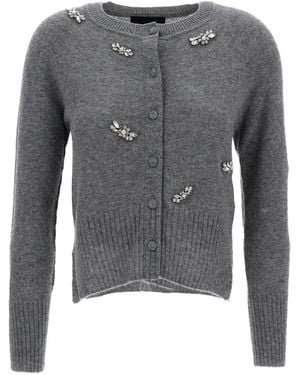 Simone Rocha Pearl Sweater - Grigio