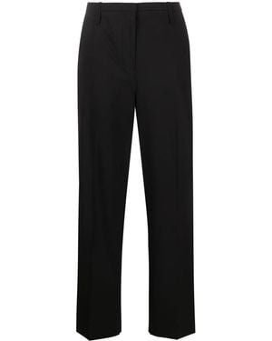 Ganni Mid-Rise Tailored Trousers - Black