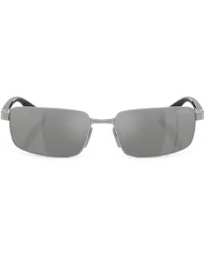 Prada Linea Rossa Occhiali Da Sole Rettangolari - Grigio