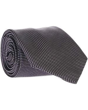 Dell'Oglio Patterned Tie - Gray