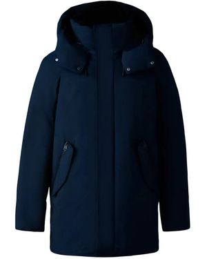 Mackage Sullivan-Z Hooded Coat - Blue