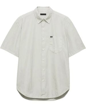 Prada Short-Sleeved Cotton Shirt - White