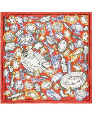 Bimba Y Lola Food Scarf - Red