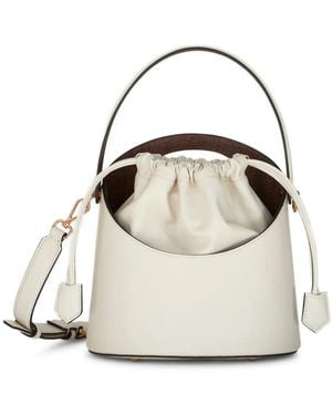 Etro Medium Saturno Bucket Bag - White