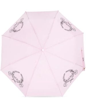 Moschino Regenschirm Mit Logo - Pink