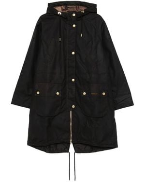 Barbour Manteau À Capuche - Noir