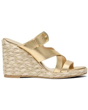 Stuart Weitzman 8.5Cm Sai Mules - Natural