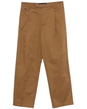 Department 5 Rushen Pleated Straight-Leg Trousers - Natural