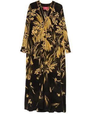F.R.S For Restless Sleepers Floral-Print Maxi Dress - Brown