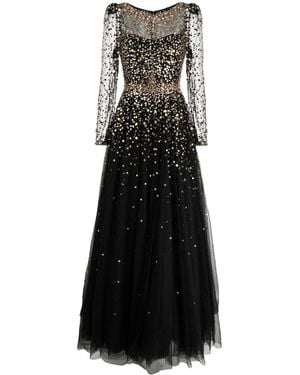 Jenny Packham Kuda Embellished Gown - Black