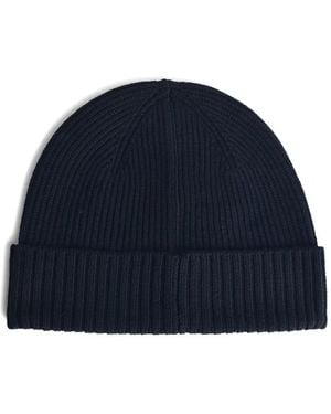 Seven Gauge Gerippte Beanie - Blau