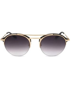 Barton Perreira Round-Frame Sunglasses - Metallic