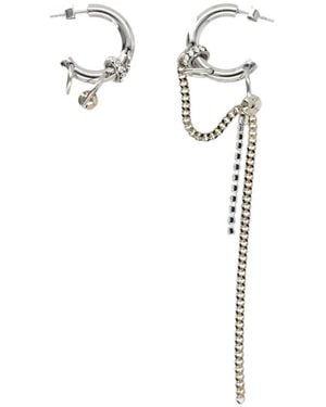 Justine Clenquet Pendientes De Cadena Amber - Blanco