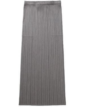 Pleats Please Issey Miyake Pleated Skirt - グレー