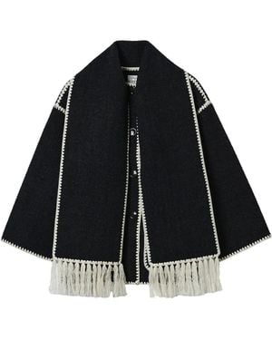 TOTEME Attached-scarf Jacket - Black