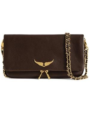 Zadig & Voltaire Rock Clutch Bag - Brown