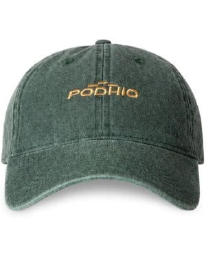 PODHIO Logo-Embroidered Baseball Cap - Green