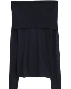 Filippa K Schulterfreies Oberteil - Blau