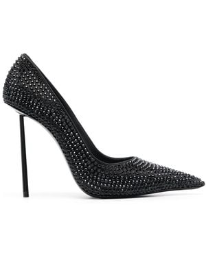 Le Silla Bella 120Mm Embellished Court Shoes - Black