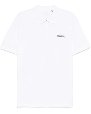 Rossignol Logo-Embroidered Polo Shirt - White