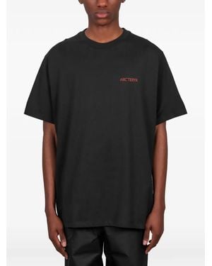 Arc'teryx Kragg Blurred Bird T-Shirt - Black