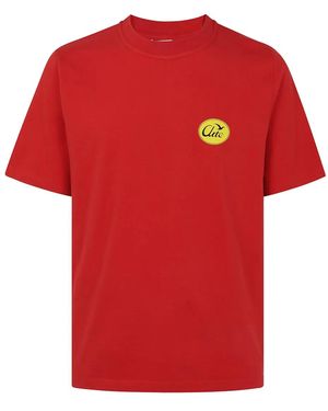 Arte' Logo Print T-Shirt - Red