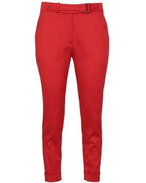 Tom Ford Pantalon À Taille Ceinturée - Red