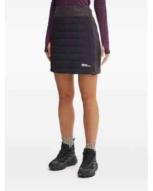 Jack Wolfskin Minifalda Alpspitze Acolchada - Negro