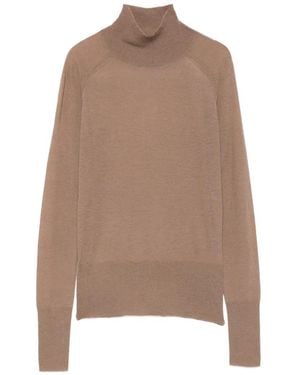 JOSEPH Jersey Con Cuello Vuelto - Marrón