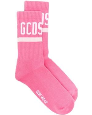 Gcds ロゴ 靴下 - ピンク
