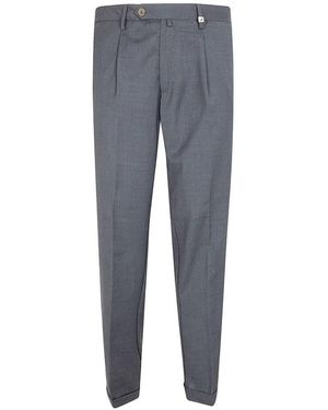 Myths Belt-Loops Trousers - Blue