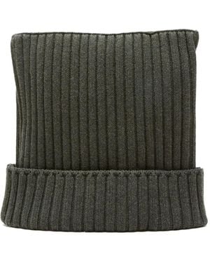 Acne Studios Ribbed Beanie - Green