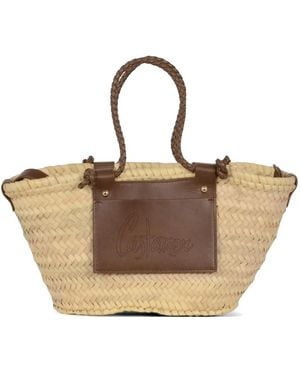 Castañer Campania Top-Handle Tote Bag - Natural