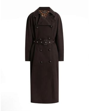 Dolce & Gabbana ベルテッド ダブルコート - ブラック