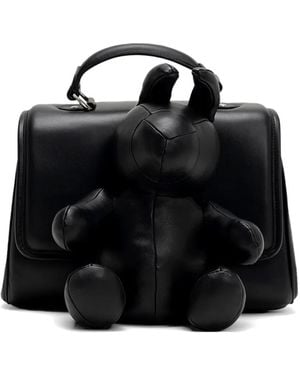 Maison Mihara Yasuhiro Dolls Rabbit Tote Bag - Black