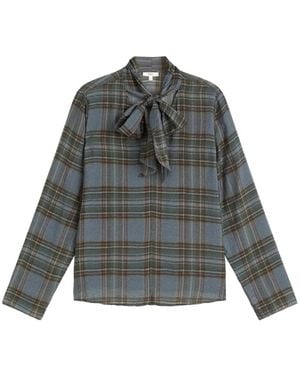 Yerse Camicia A Quadri - Grigio