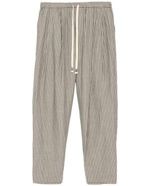 CALMLENCE Pantalon À Rayures - Grey