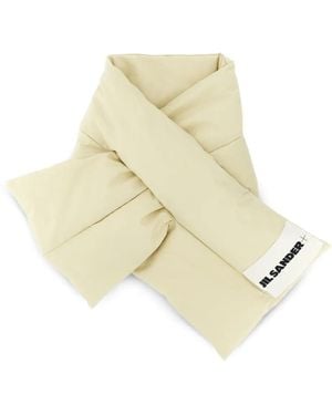 Jil Sander パデッド スカーフ - ホワイト