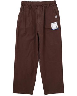 in・stru(men-tal) Elastic-Waistband Pants - Brown