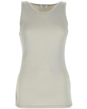 Filippa K Ribbed-Knit Tank Top - Grey