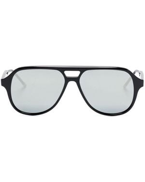 Thom Browne Pilot-Frame Sunglasses - Black