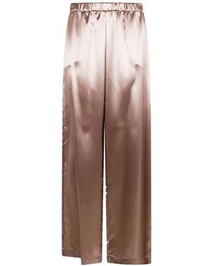 Fabiana Filippi 'Campagna' Wide Leg Trousers - Brown
