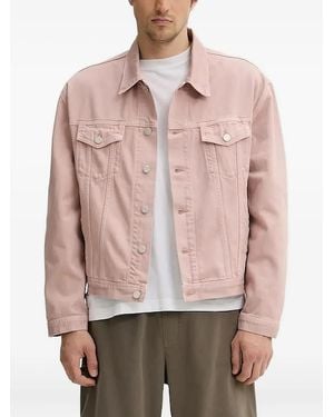 Won Hundred Flap-Pocket Denim Jacket - Pink