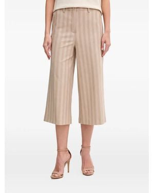 Sisley Striped Trousers - Natural