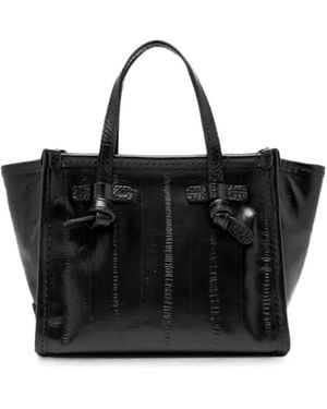 Gianni Chiarini Miss Marcella Knot-Detail Tote Bag - Black