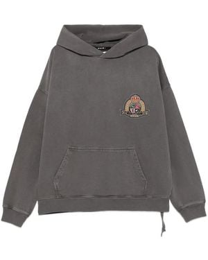 Ksubi Krest Ekcess Embroidered Hoodie - Gray