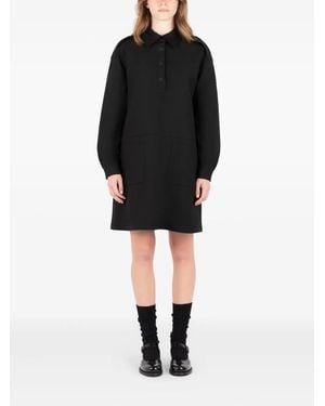 Societe Anonyme Army Ds Buttoned Pocket Mini Dress - Black